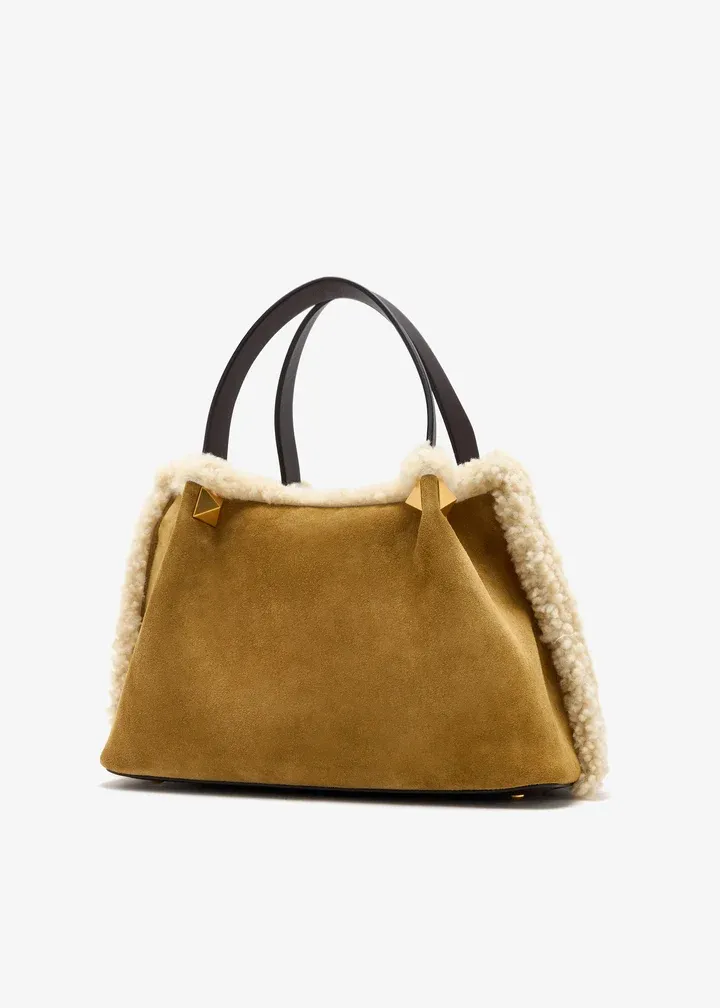 Valentino	Garavani Rockstud Vlogo Signature Small Tote Bag