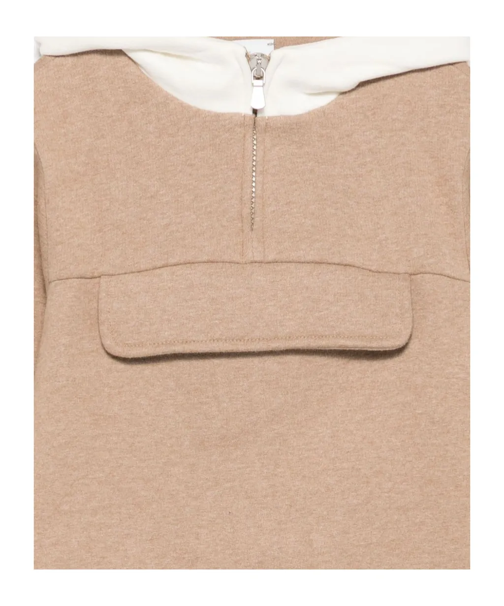 Hooded Half-Zip Sweatshirt