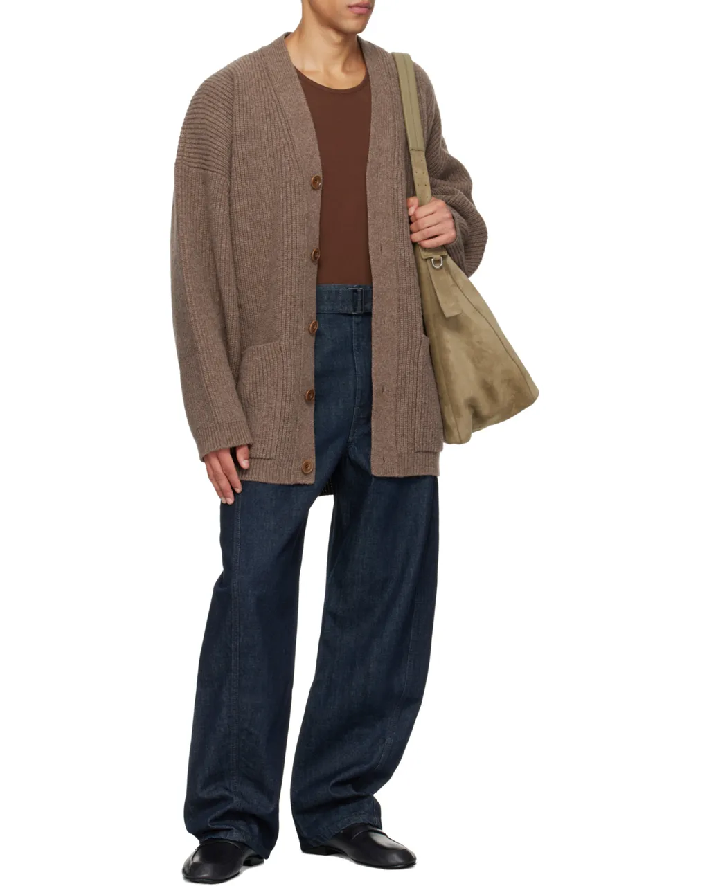Lemaire V-Neck Button-Up Cardigan