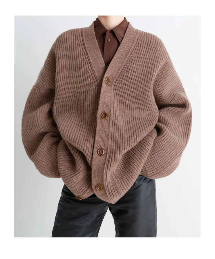 Lemaire V-Neck Button-Up Cardigan