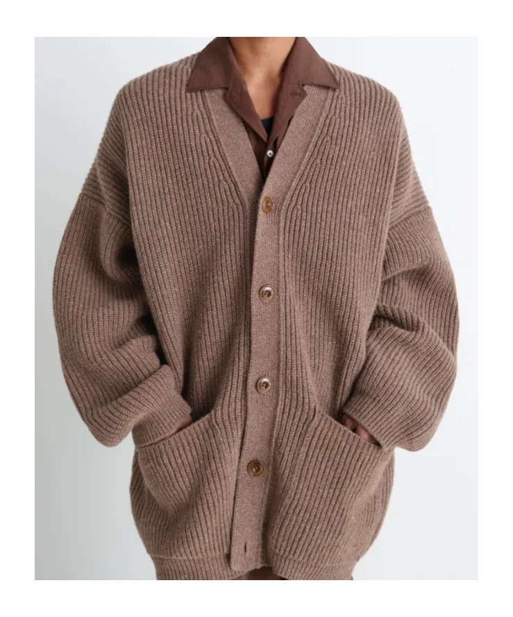Lemaire V-Neck Button-Up Cardigan