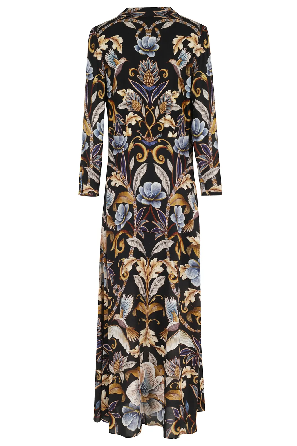 Farm Rio Printed Long-Sleeve Dress