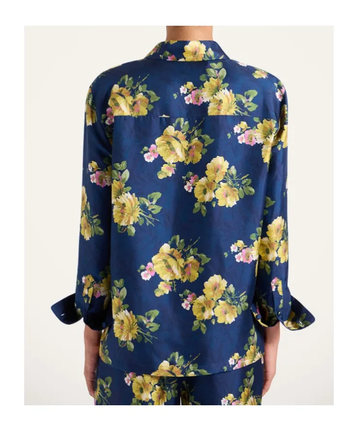 Floral Button-Fastening Shirt