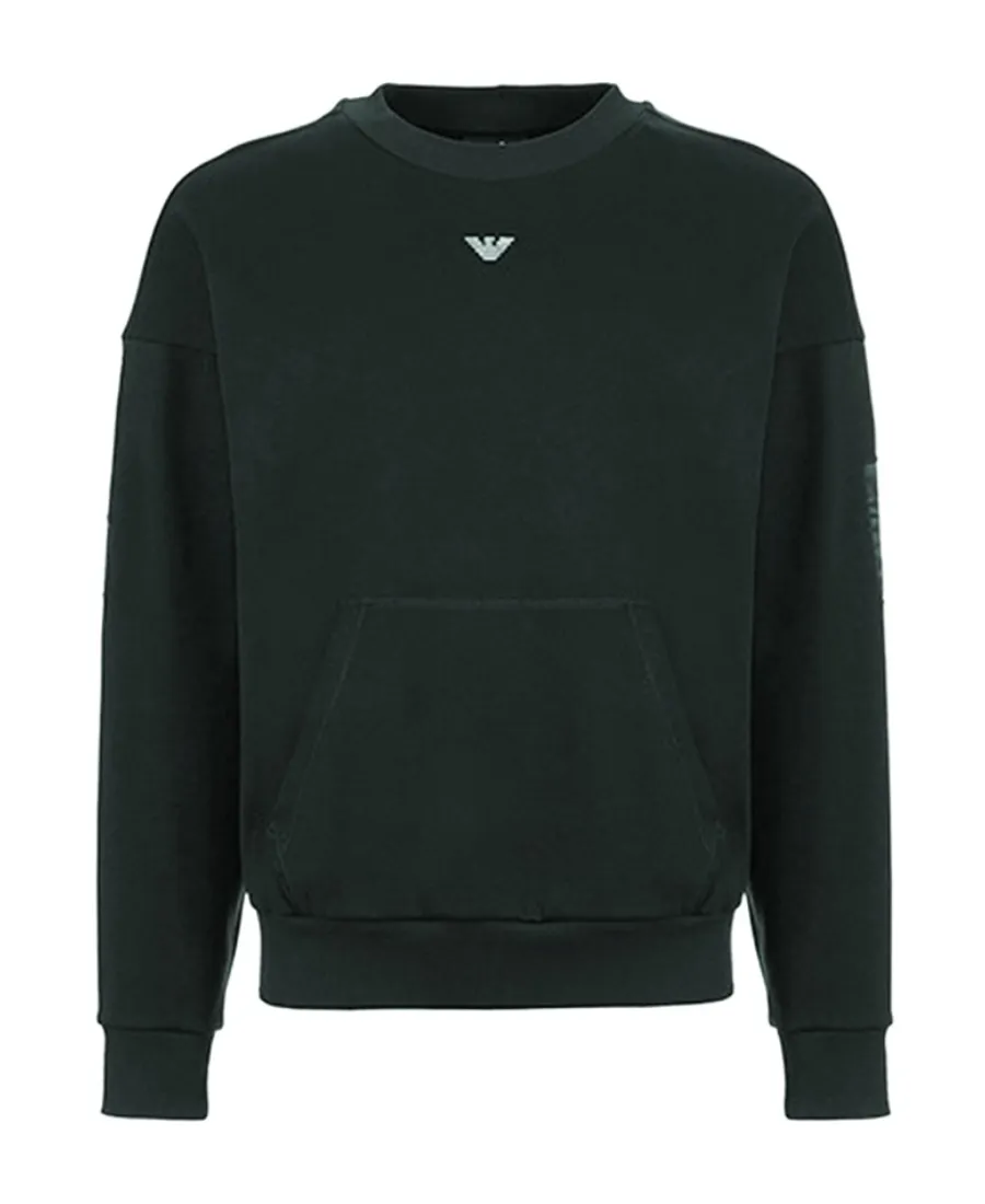 Round-Collar Long-Sleeve Hoodie