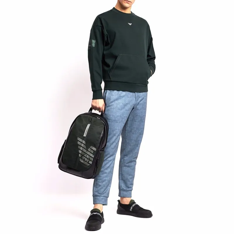 Round-Collar Long-Sleeve Hoodie