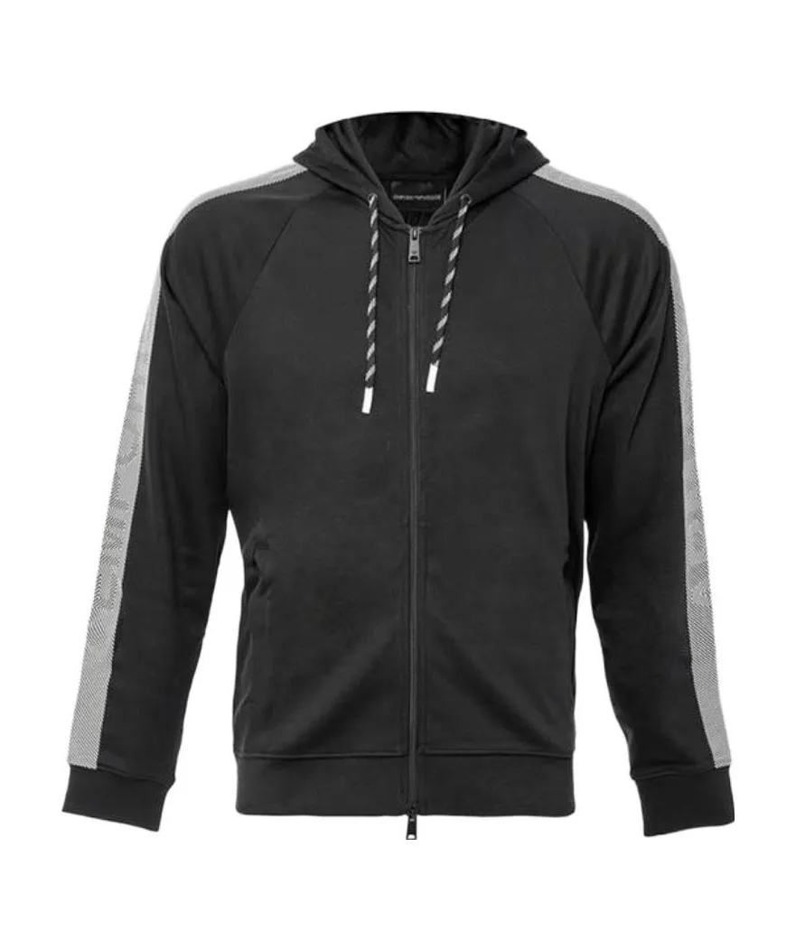 Logo Hooded Casual Coat
