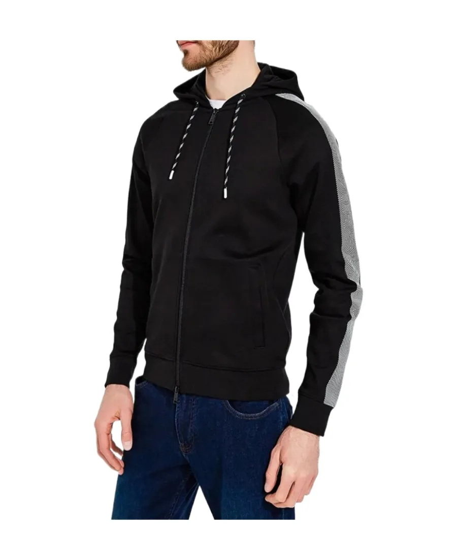 Logo Hooded Casual Coat