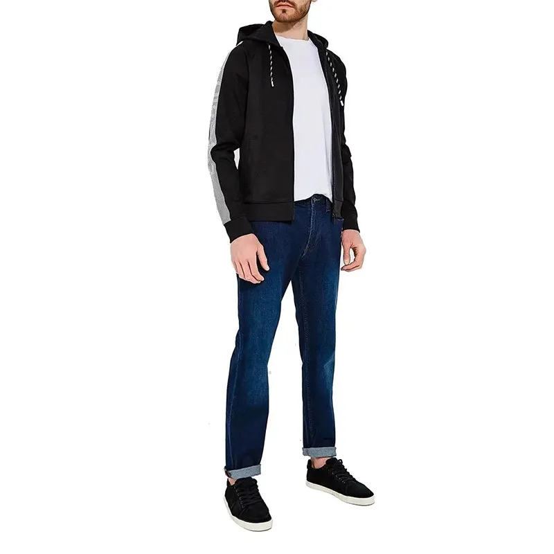 Logo Hooded Casual Coat