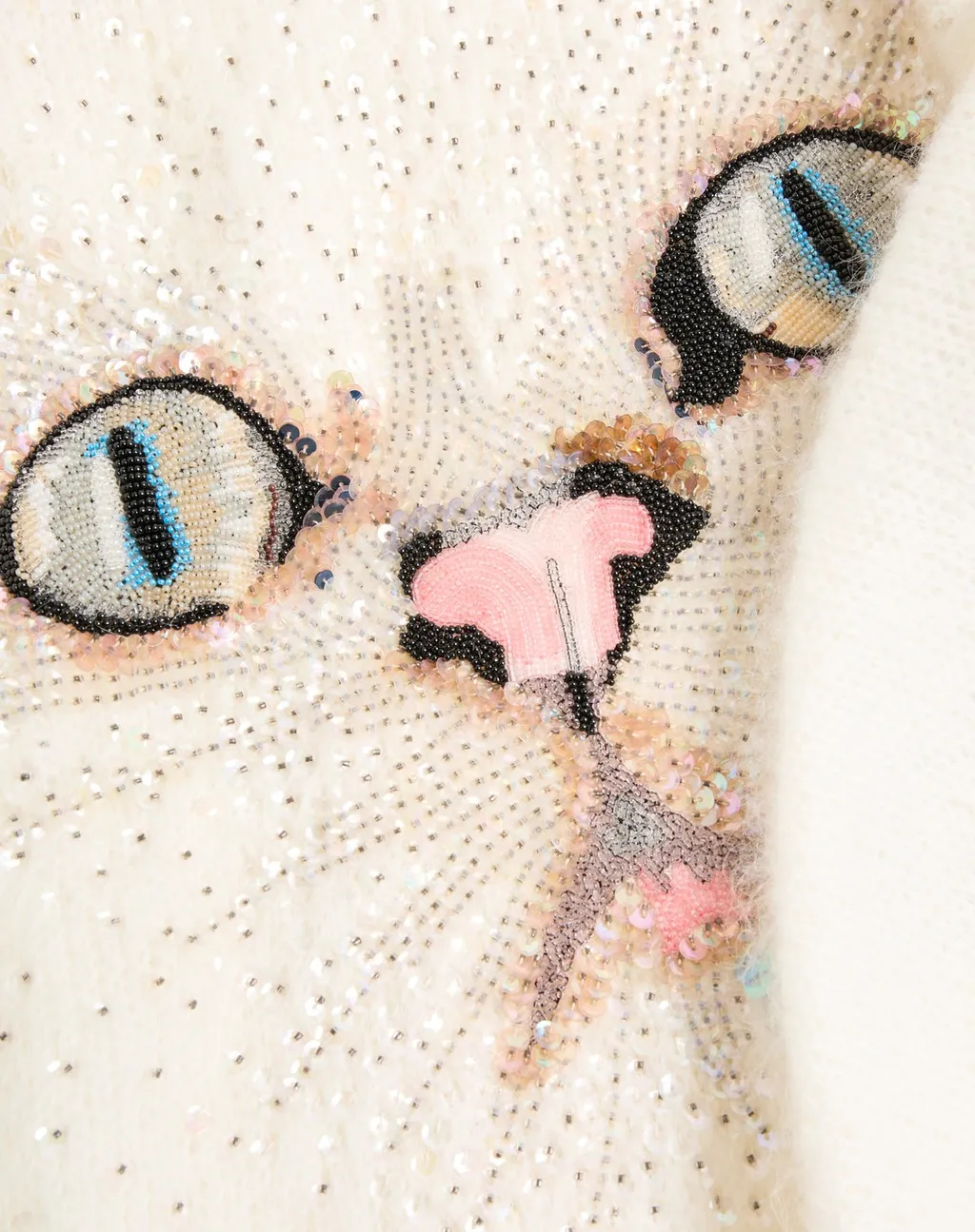 Valentino	Animal Embellished Crewneck Jumper