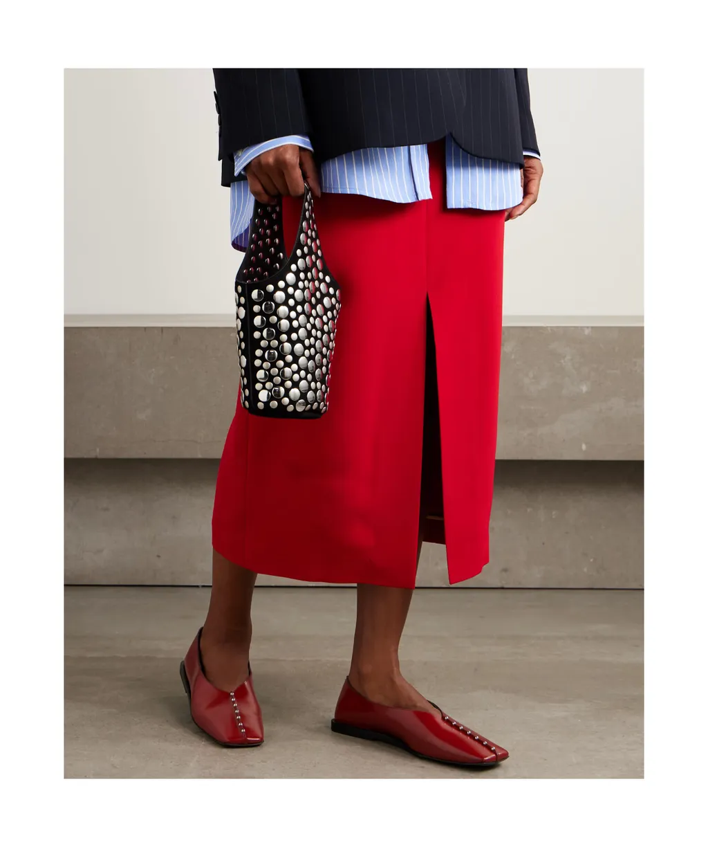 Jil Sander Studded Slip-On Flats