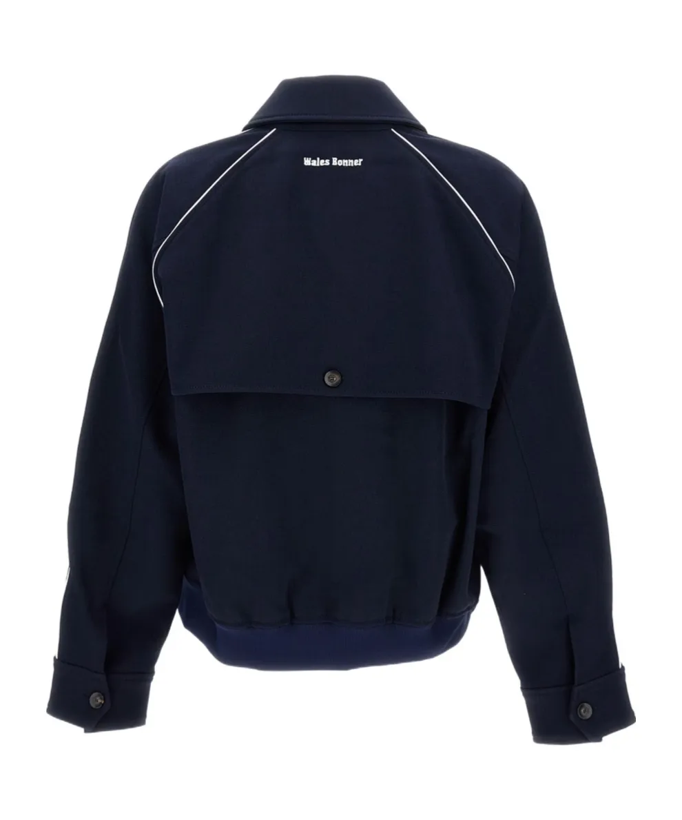 Full-Zip Jacket With A Pointed Collar