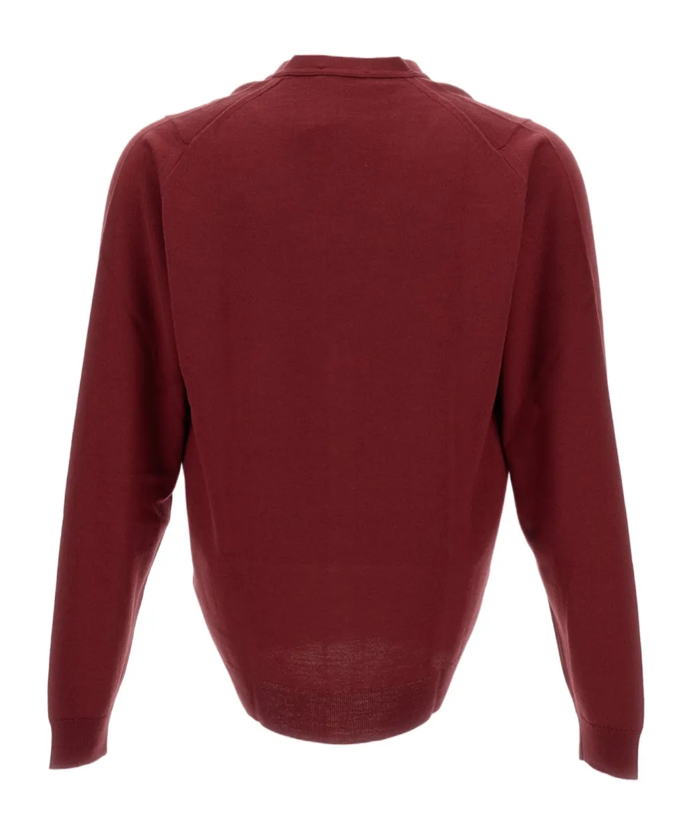 Long-Sleeved Cardigan Sweater