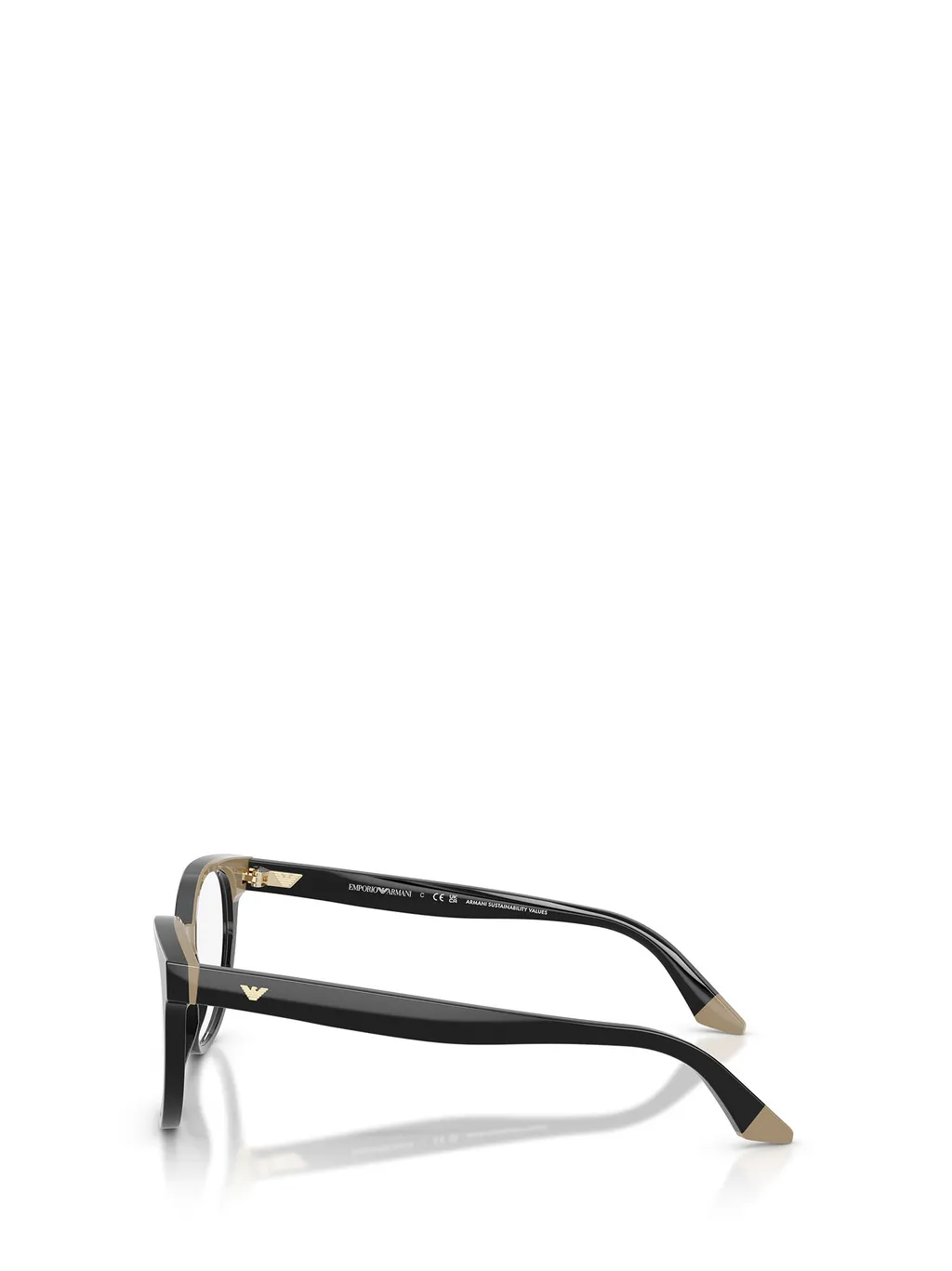 Emporio Armani Round-Frame Glasses