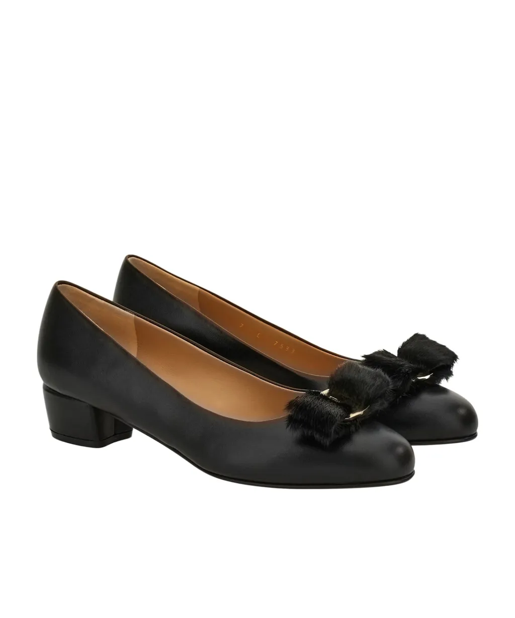 Vara Block Heel Pump