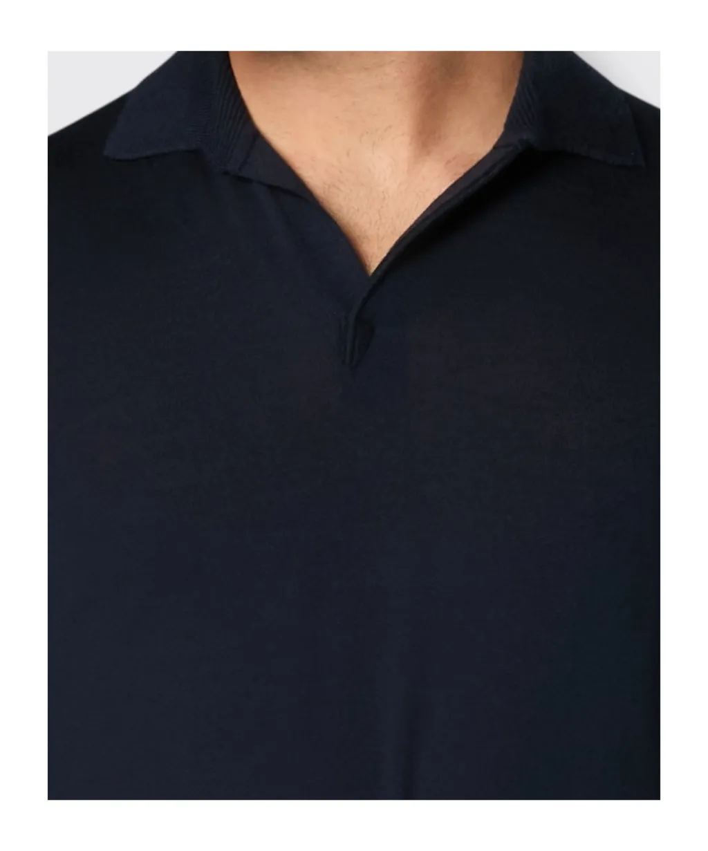 Long-Sleeved Polo Shirt