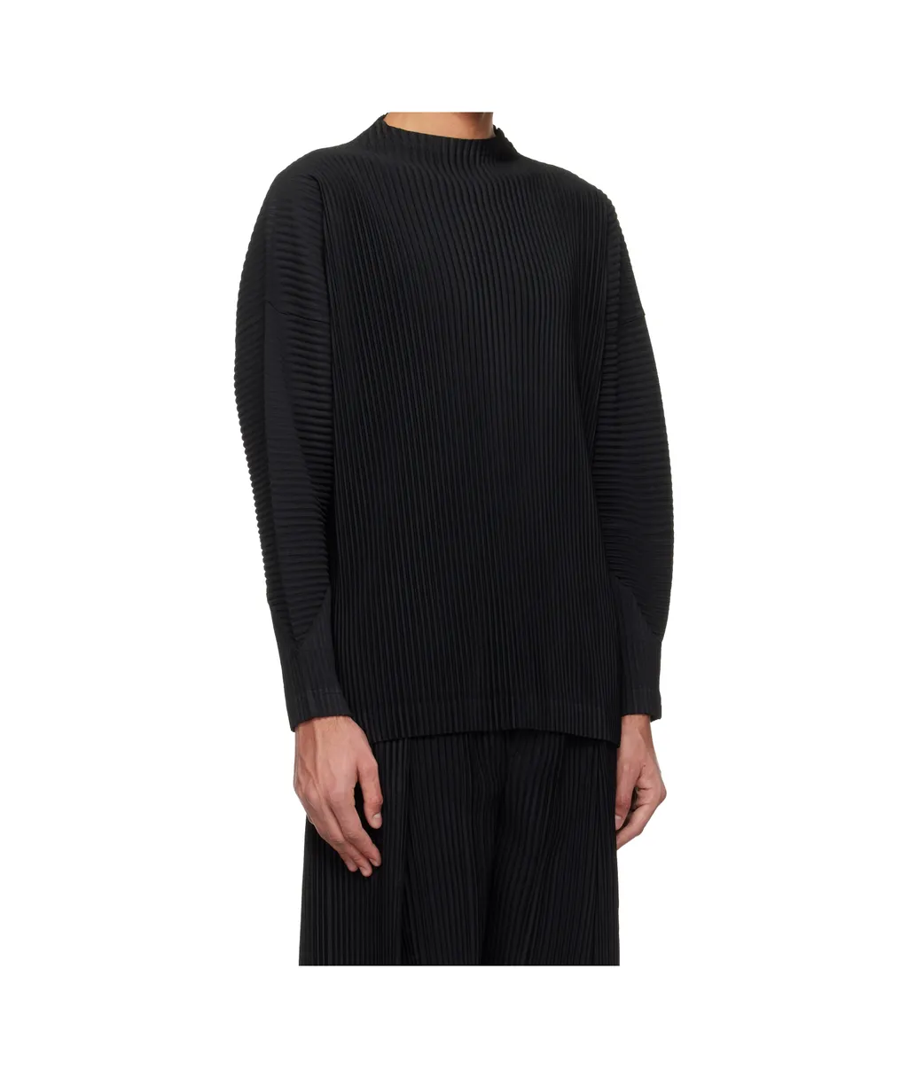 Homme Plissé Issey Miyake Long-Sleeved Pleated Sweatshirt
