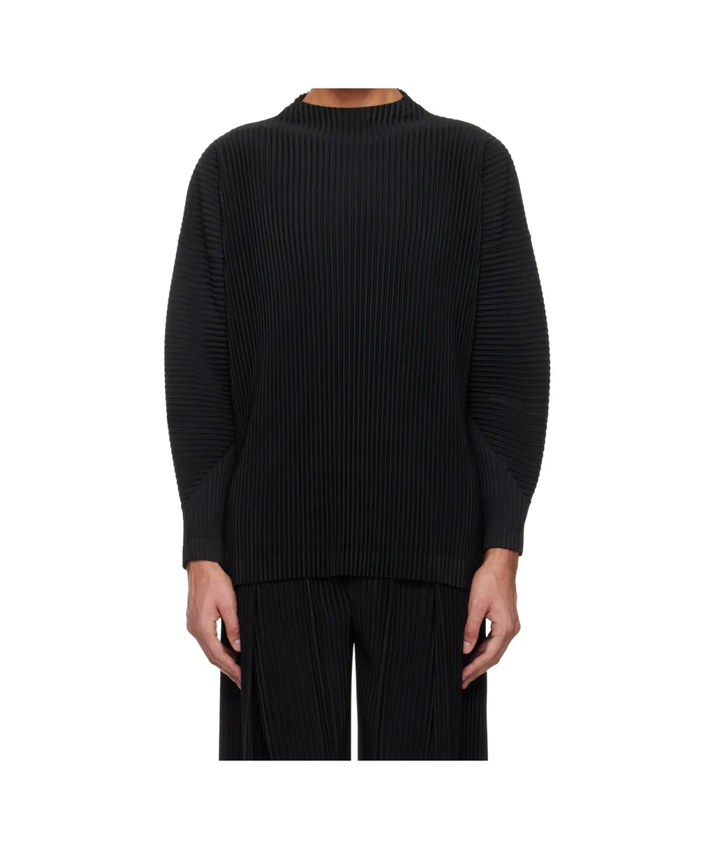 Homme Plissé Issey Miyake Long-Sleeved Pleated Sweatshirt