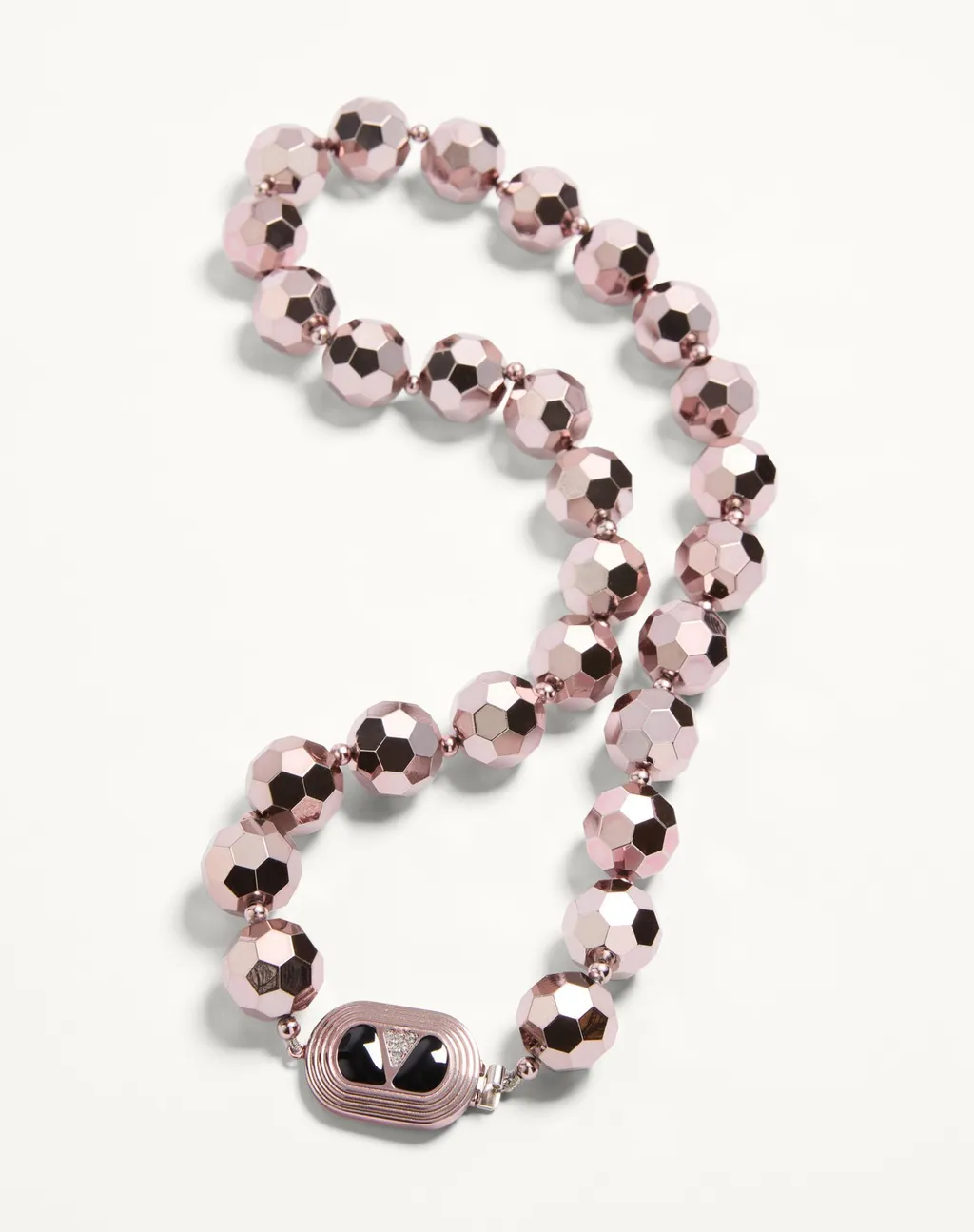 Ovalette Necklace In Resin, Enamel, Metal And Swarovski® Crystals