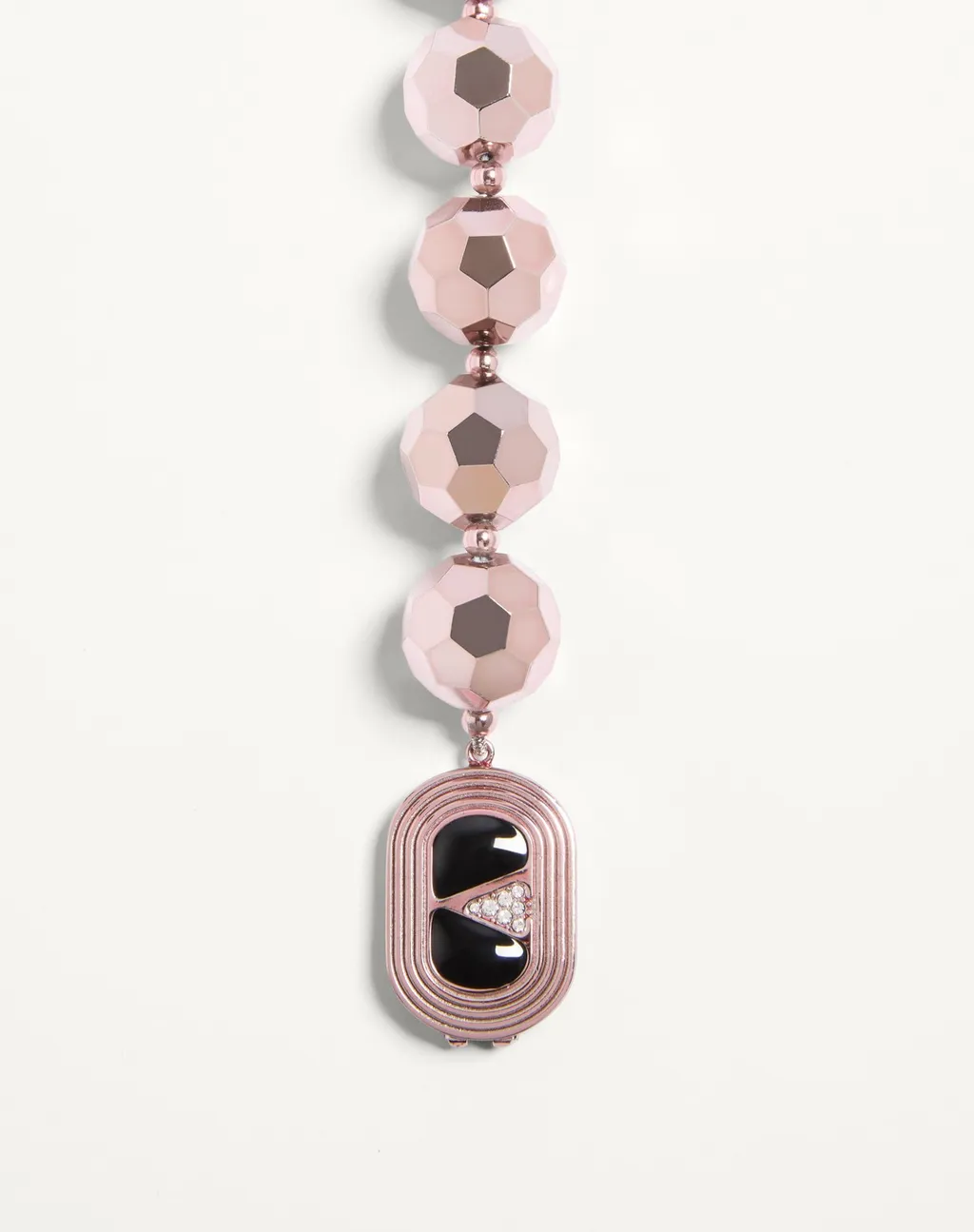 Ovalette Necklace In Resin, Enamel, Metal And Swarovski® Crystals