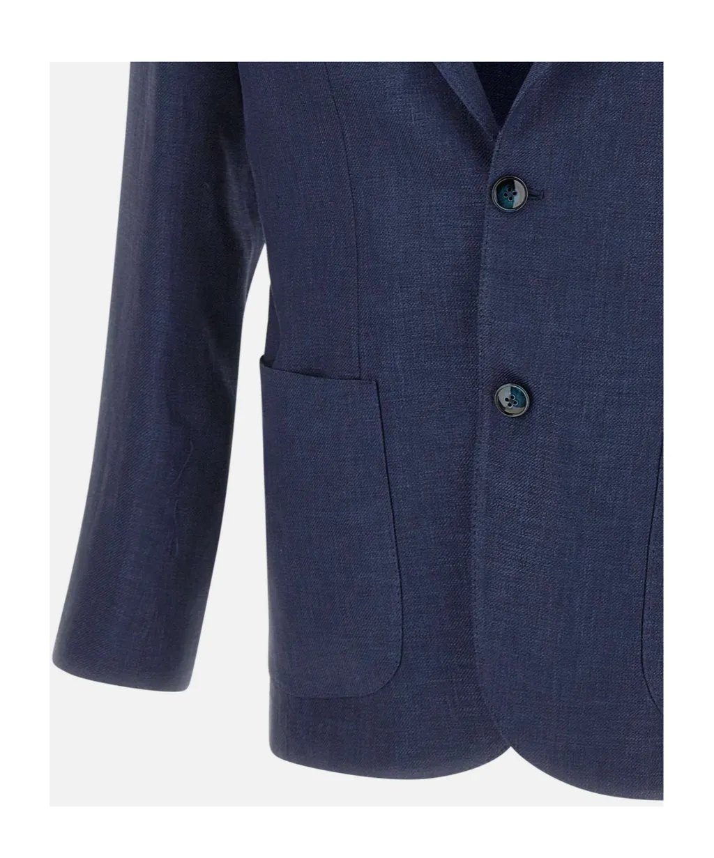 Barba Lello Three-Button Blazer