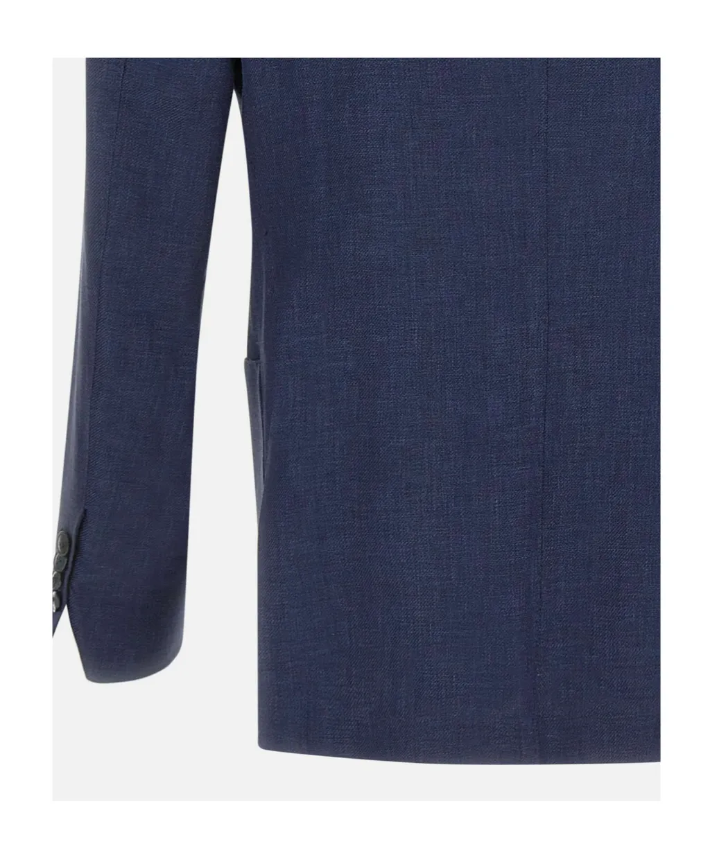 Barba Lello Three-Button Blazer