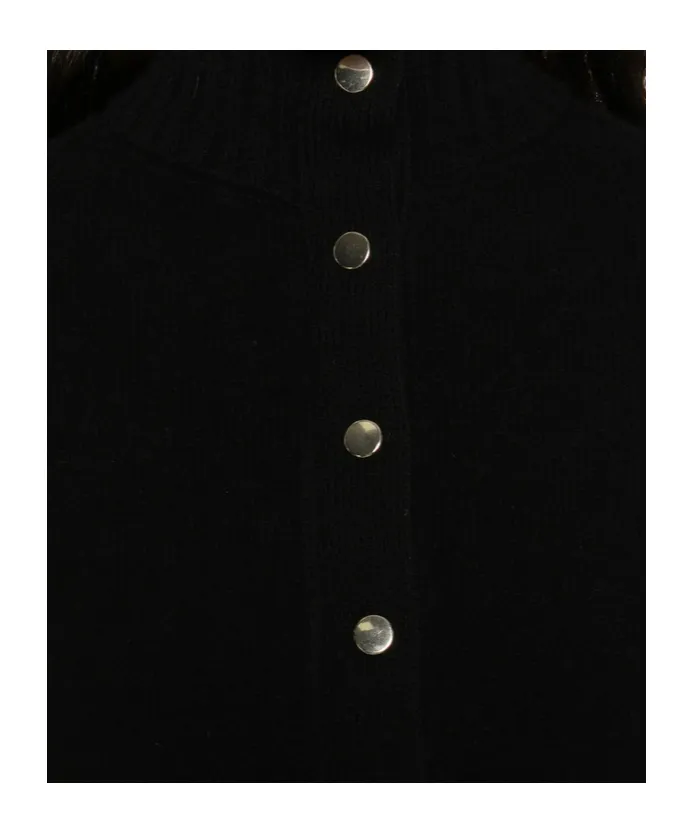 Long-Sleeved Knitted Cardigan