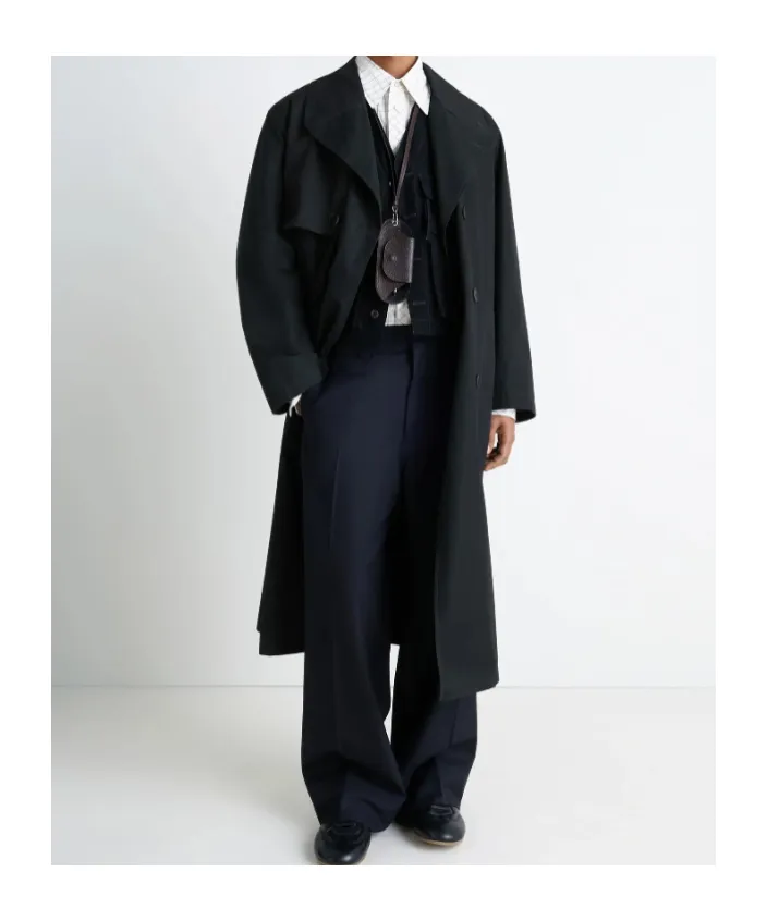 Lemaire Double-Breasted Trench Coat