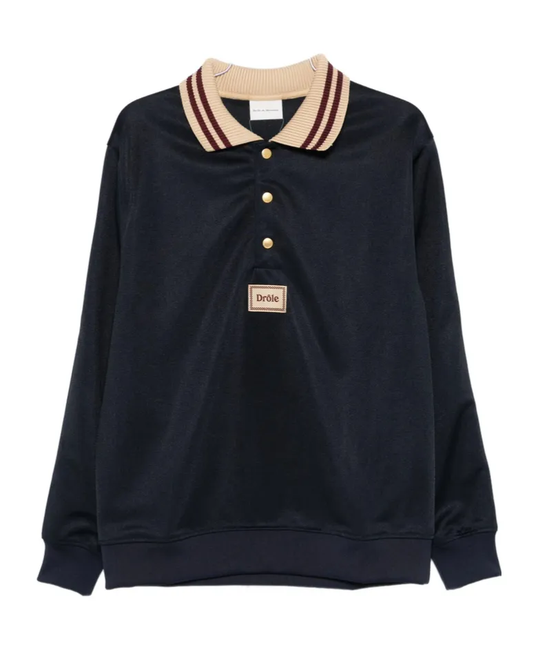 DrÔLe De Monsieur Long-Sleeved Polo Shirt