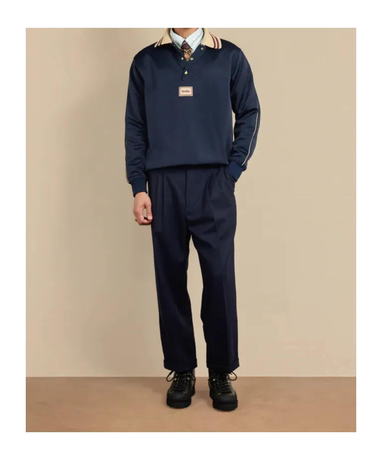 DrÔLe De Monsieur Long-Sleeved Polo Shirt
