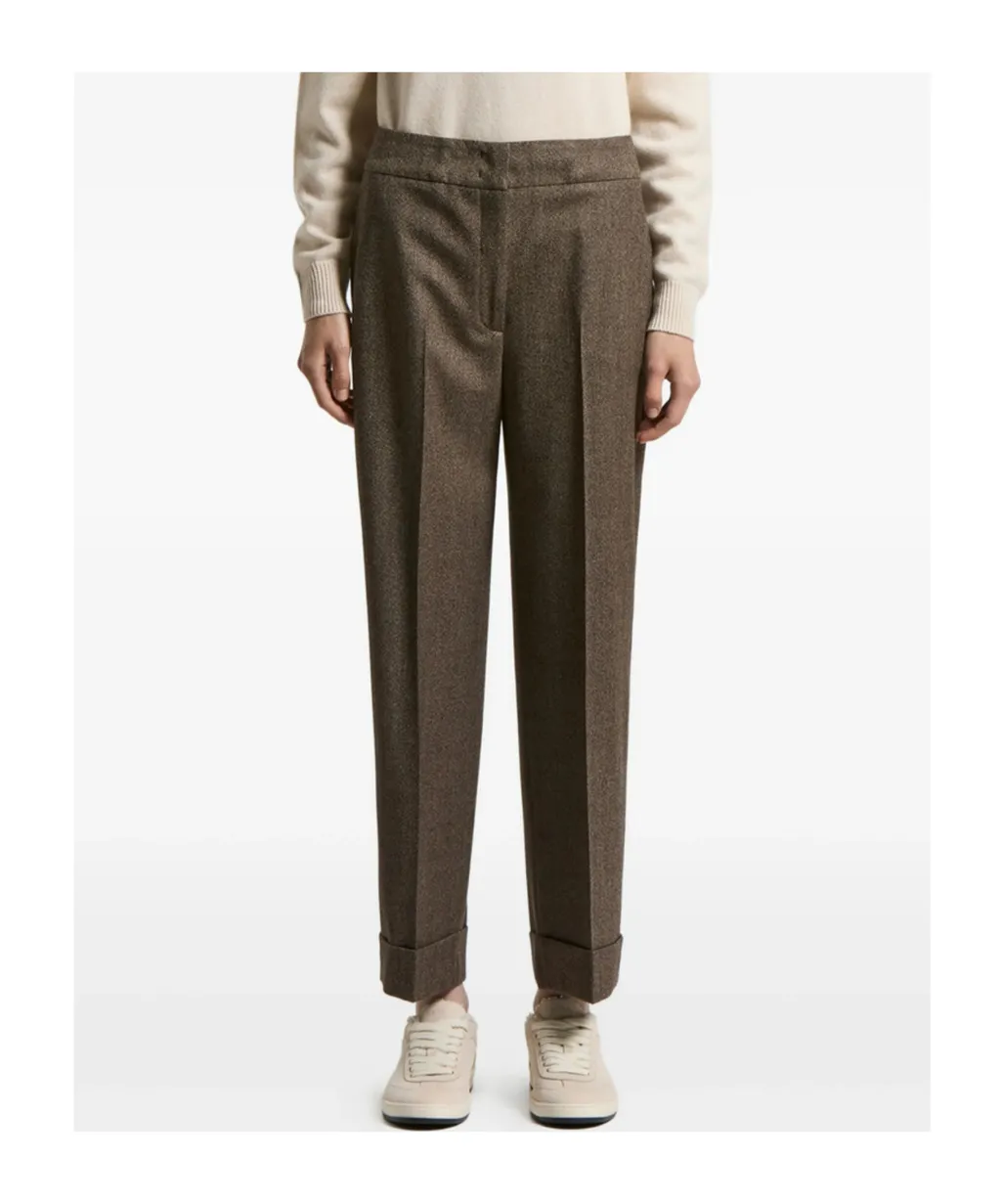 Cuffed-Hem Trousers