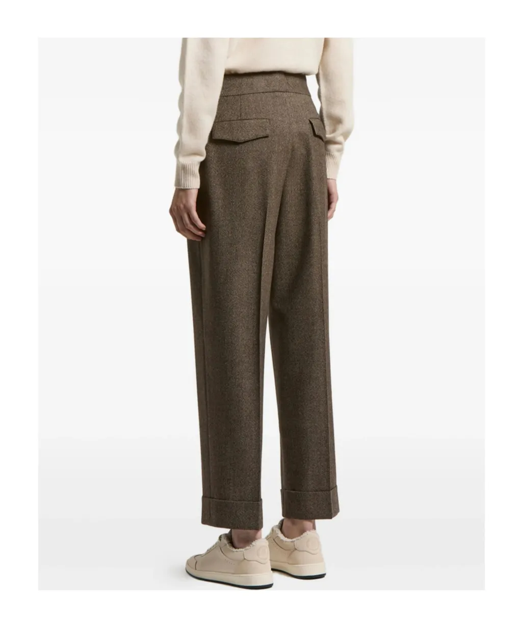 Cuffed-Hem Trousers