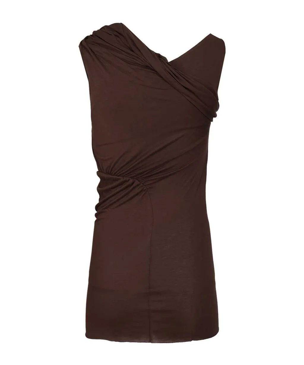 Rick Owens Lilies Sahara Ruched Top