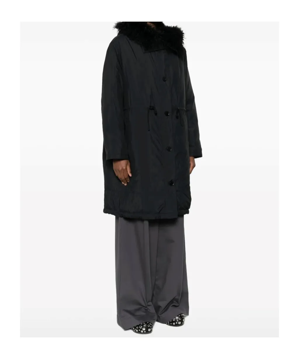 Faux Fur-Trim Jacket