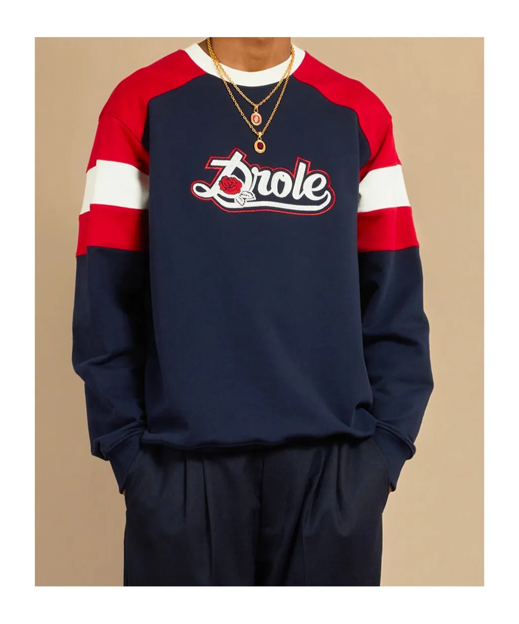 DrÔLe De Monsieur Logo Crewneck Sweater