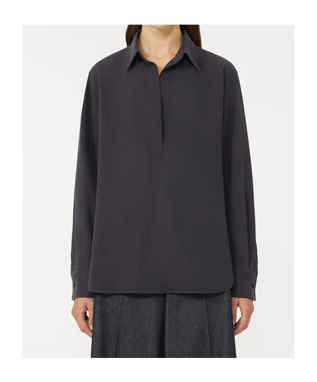 Silk Canvas Shirt