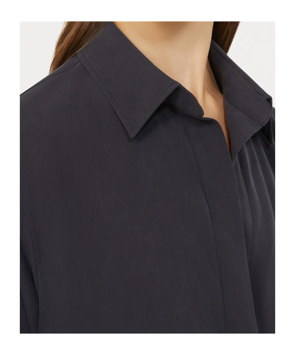 Silk Canvas Shirt