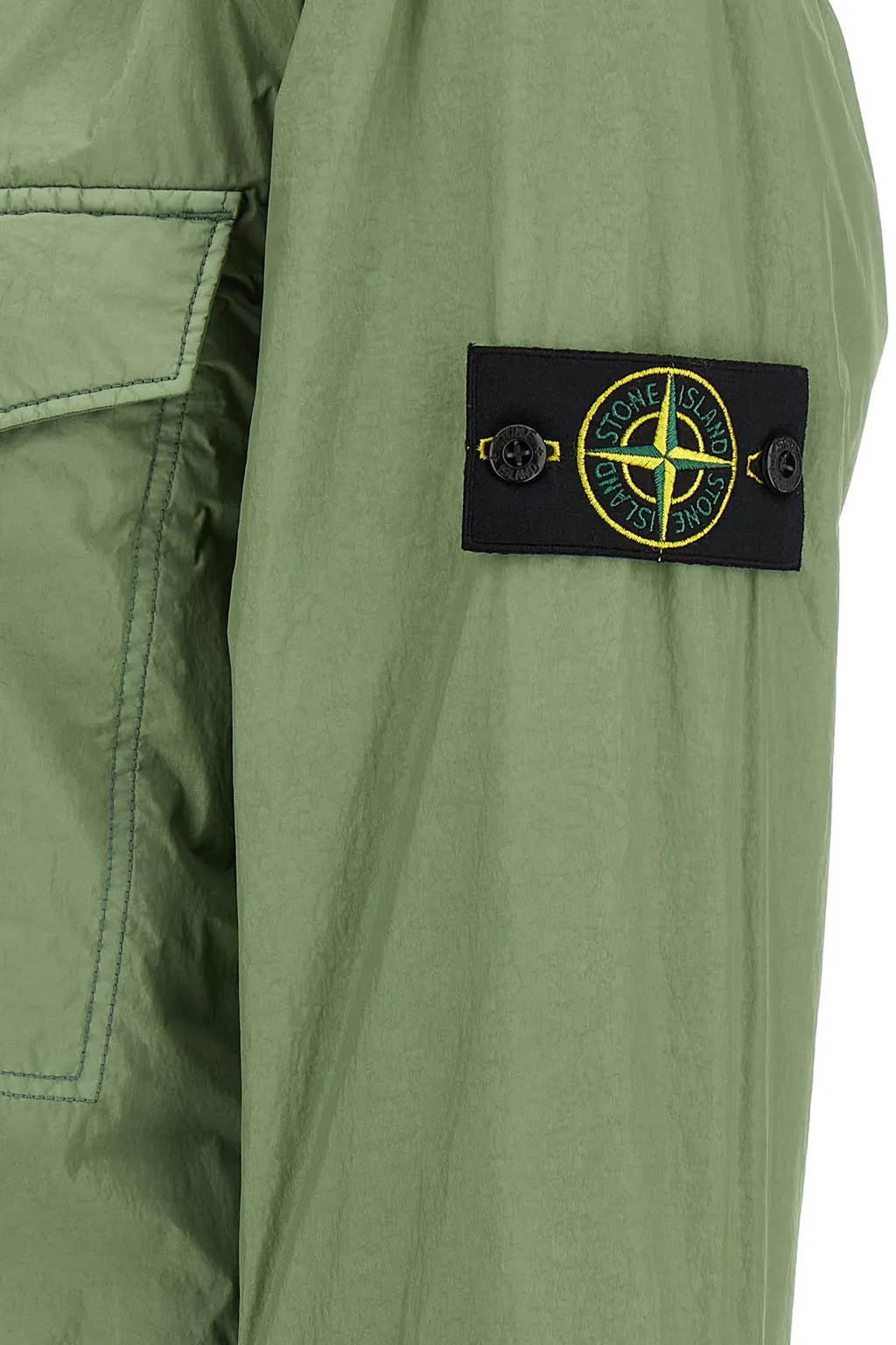 Stone Island Logo Patch Zipped Jacket