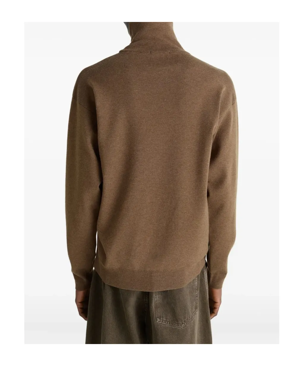 Crew-Neck Wool Sweater