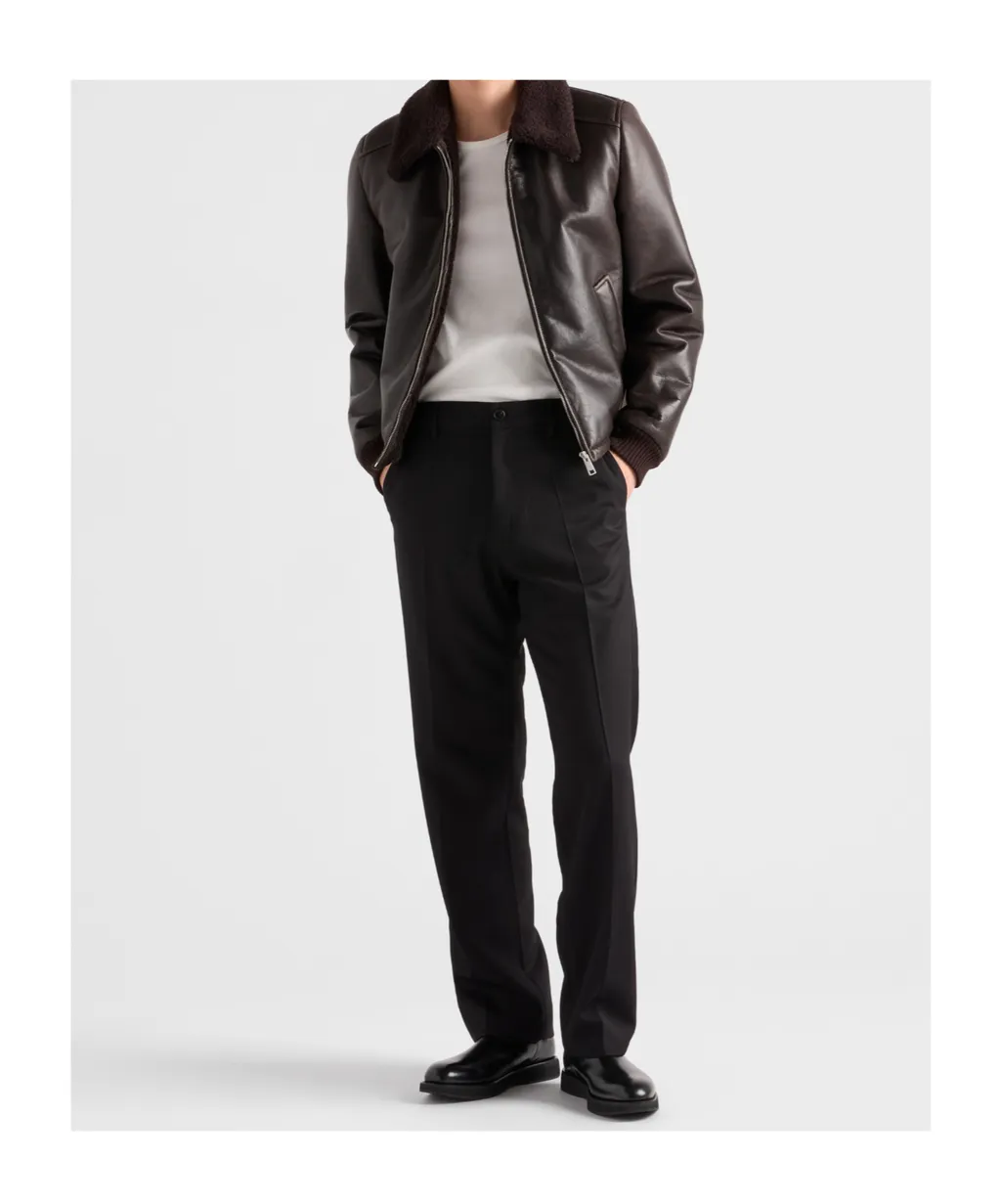 Leather And Shearling Jacket