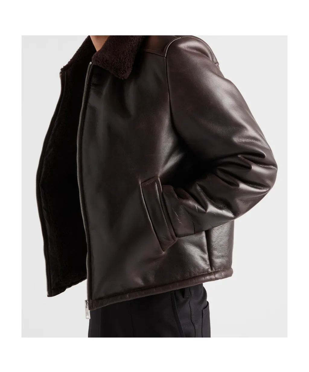 Leather And Shearling Jacket