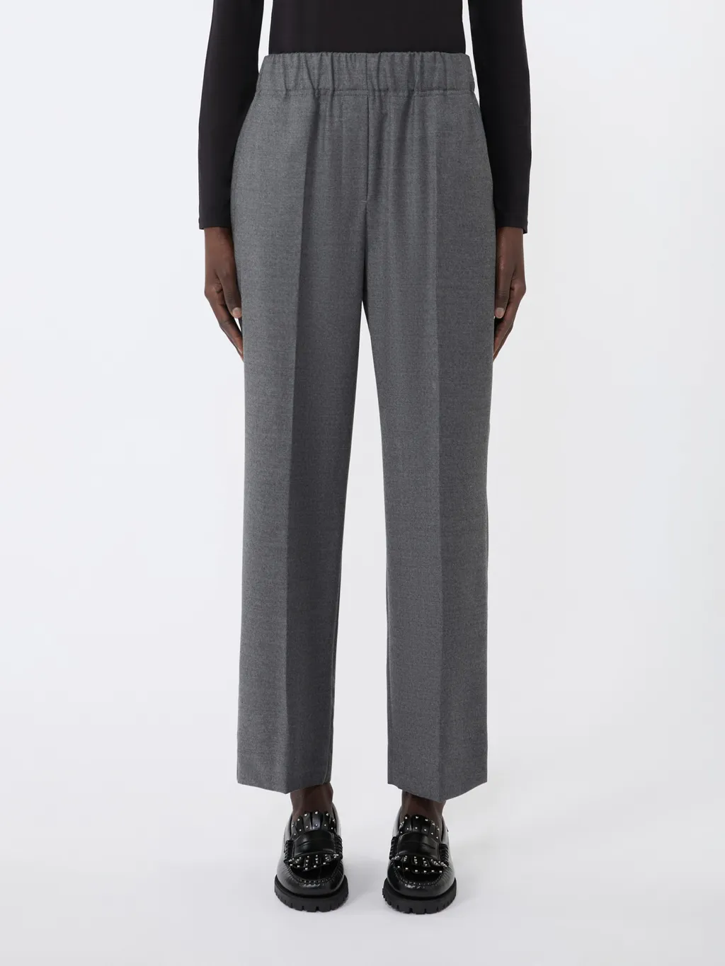 Wool Flannel Trousers