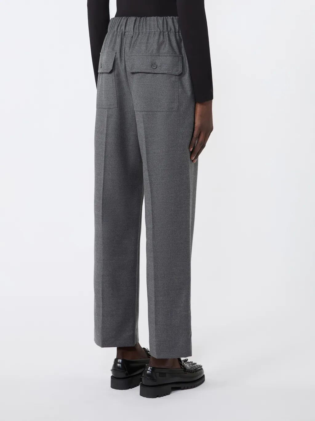 Wool Flannel Trousers