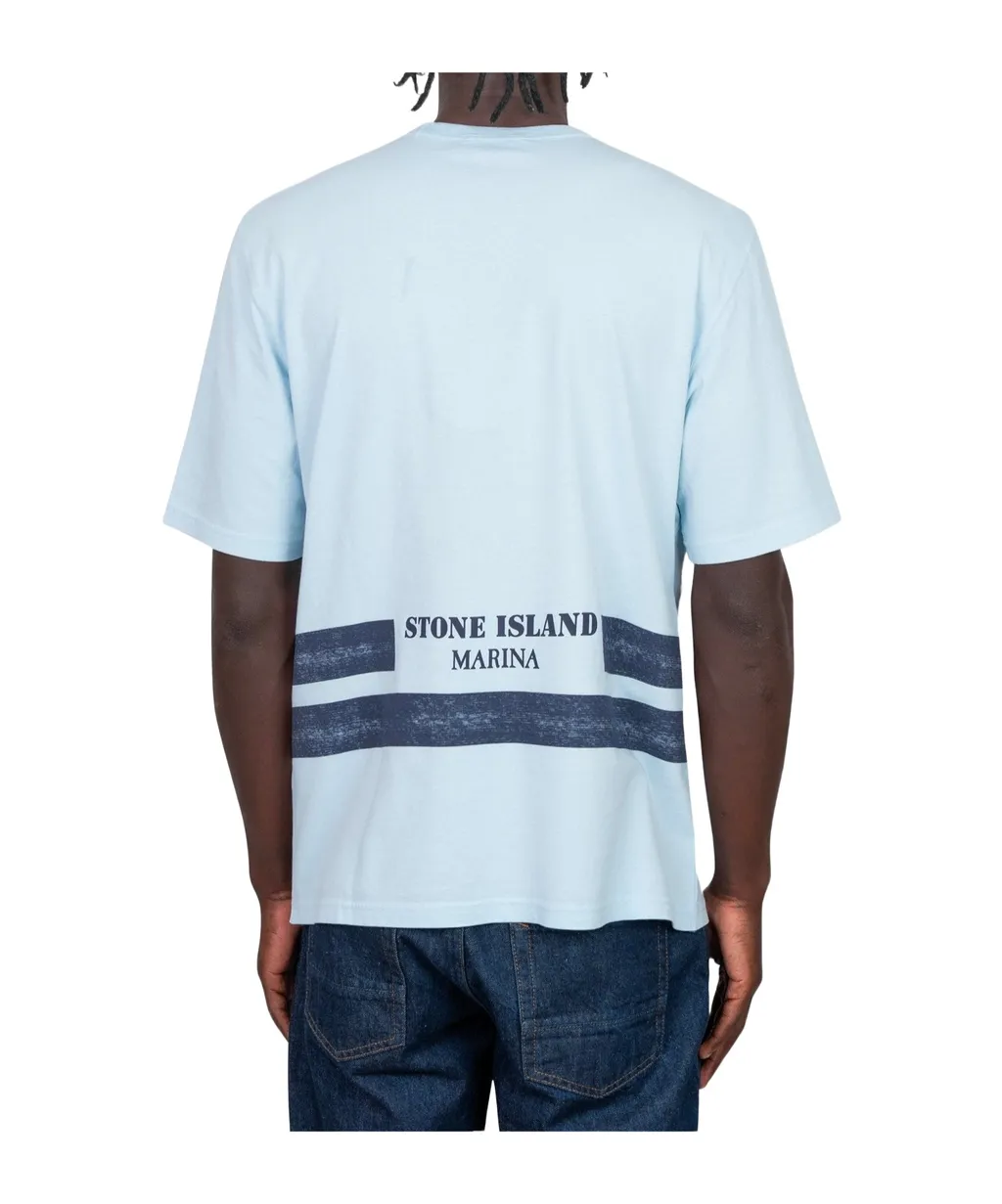 Bleeding Numbers Compass Print T-Shirt