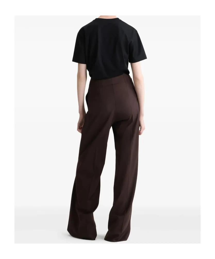 Tailored Gold-Button Trousers