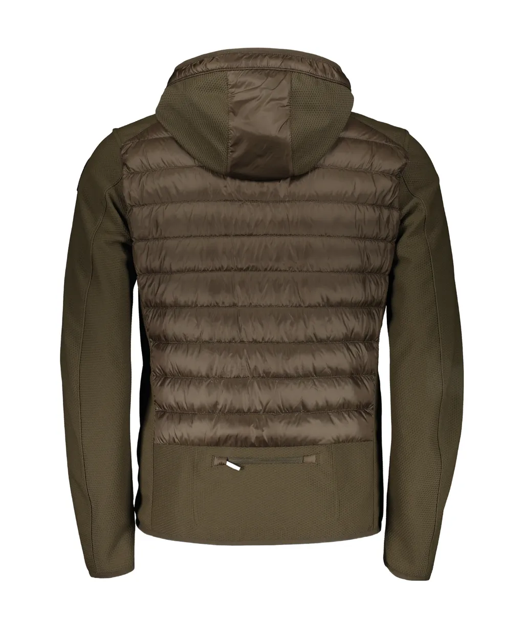 Nolan Quilted-Design Hooded Jacket