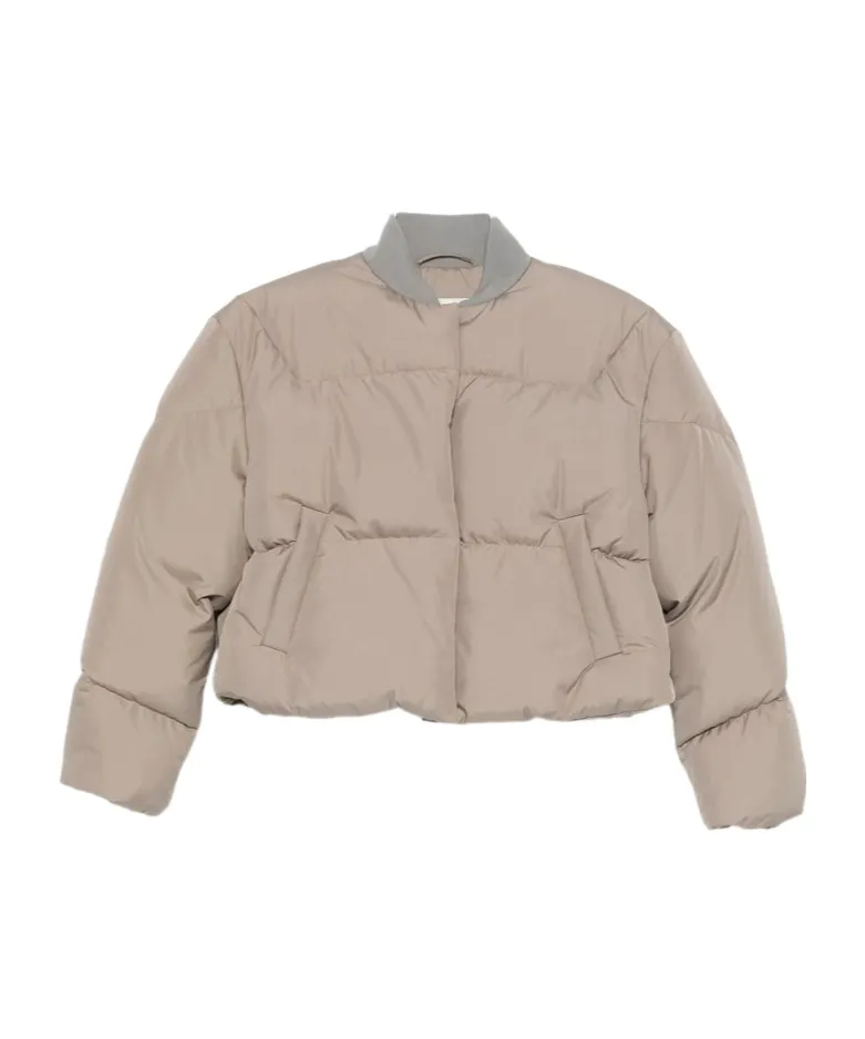 Long-Sleeved Down Jacket