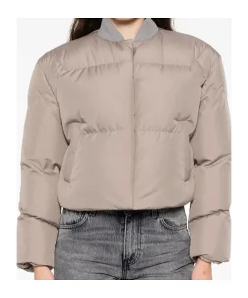 Long-Sleeved Down Jacket