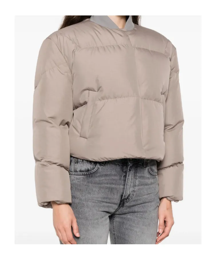 Long-Sleeved Down Jacket