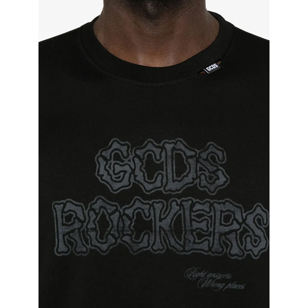 Gcds Rockers Printed Long-Sleeved T-Shirt