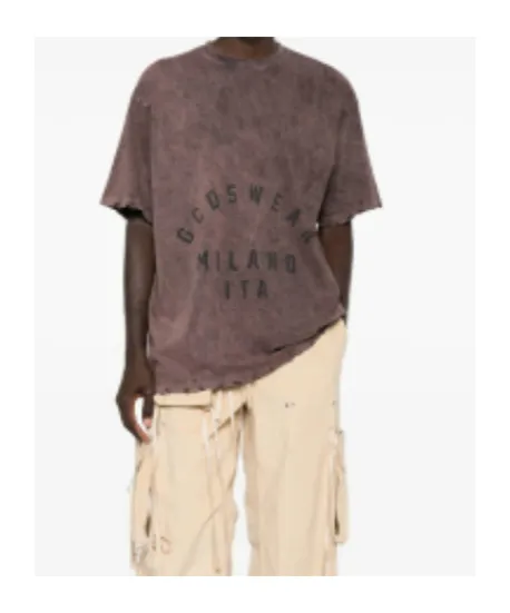 Gcds Faded Distressed T-Shirt